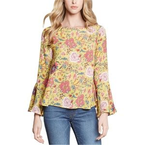 2 for 20 | Karen Kane Floral Bell Sleeve Boat Neck Top